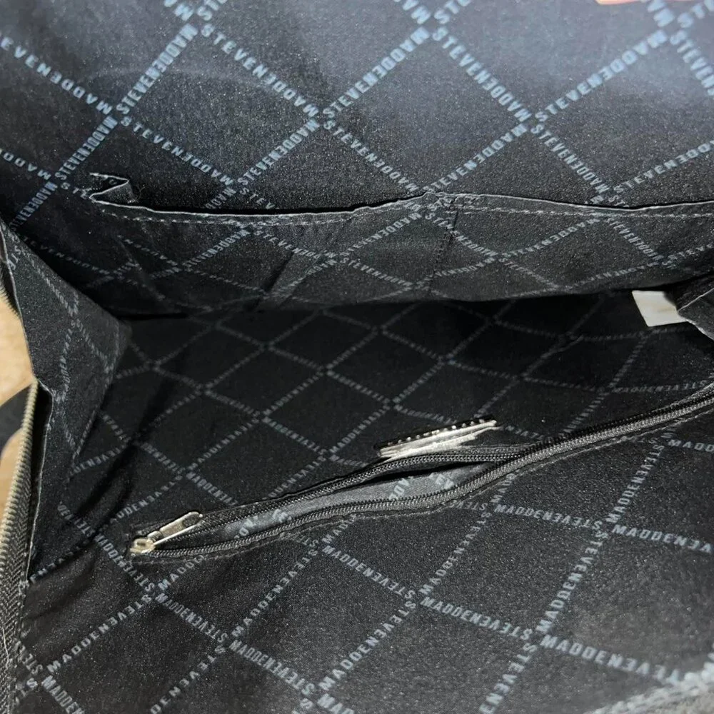 Steve Madden Black Shoulder Backpack